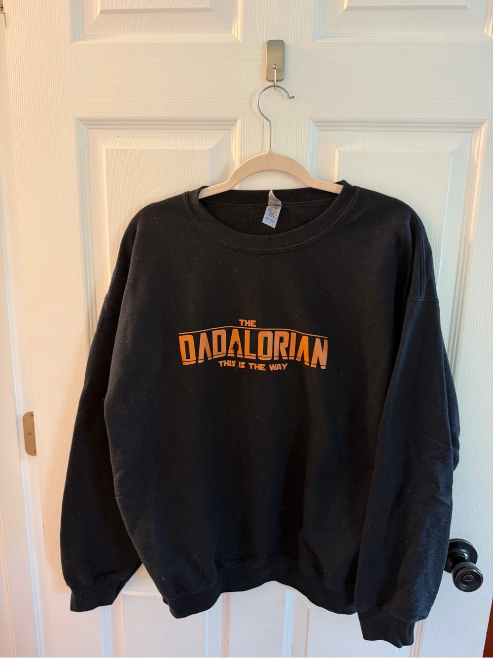 Black 'The Dadalorian' Graphic Crewneck Sweatshirt - Star Wars